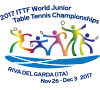 Table tennis - Men's Junior World Championships - Doubles - 2017 - Table of the cup