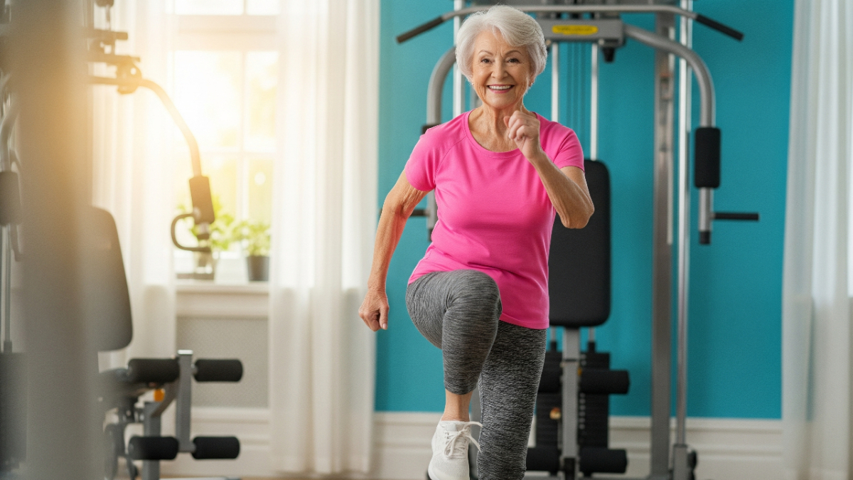 I’m 85 years old: “this gentle workout builds my muscles without injury,” I do it every week